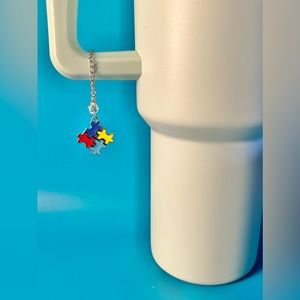 Autism Awareness Tumbler Charm